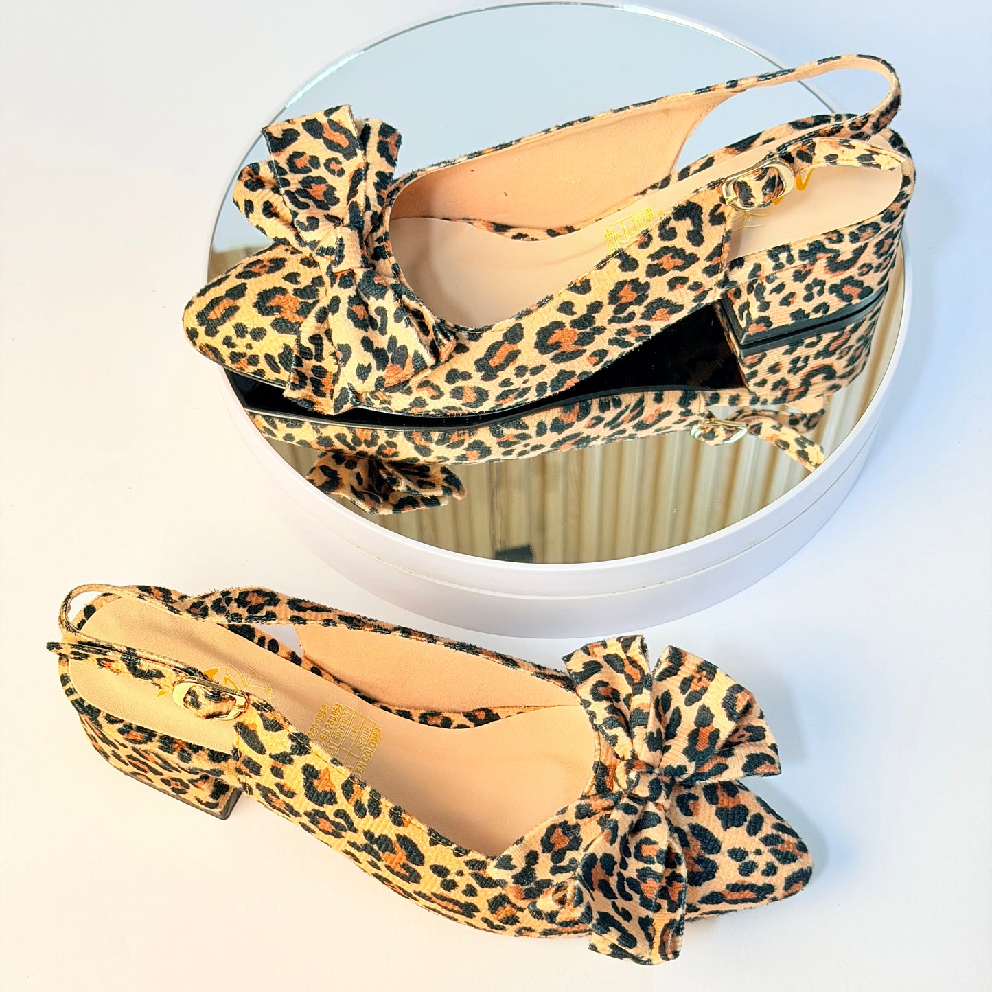 Tacones Animal Print Milagros Moda