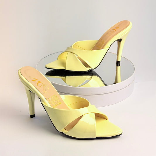 Tacones Amarillo mantequilla Milagros Moda