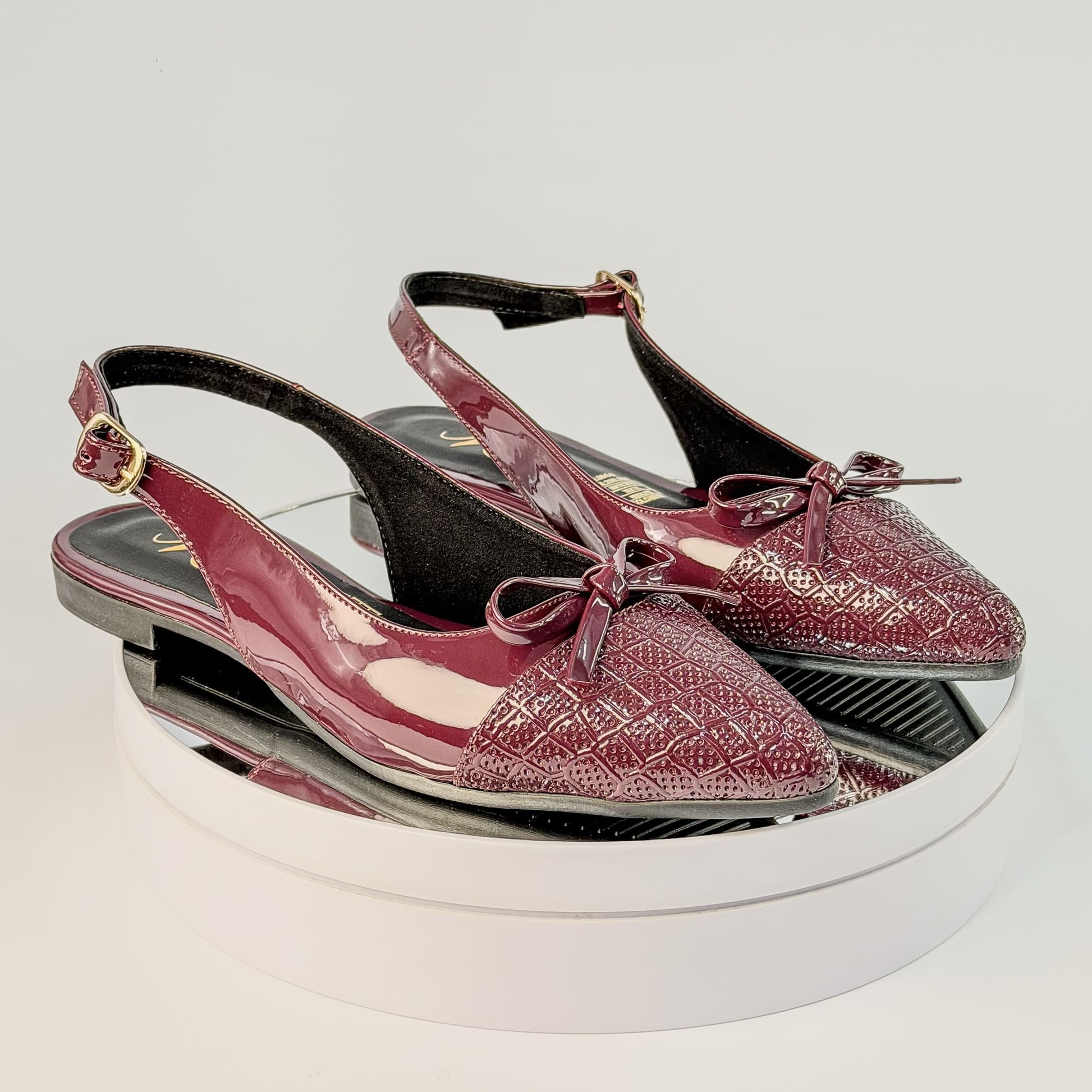 Baletas Vinotinto Milagros Moda