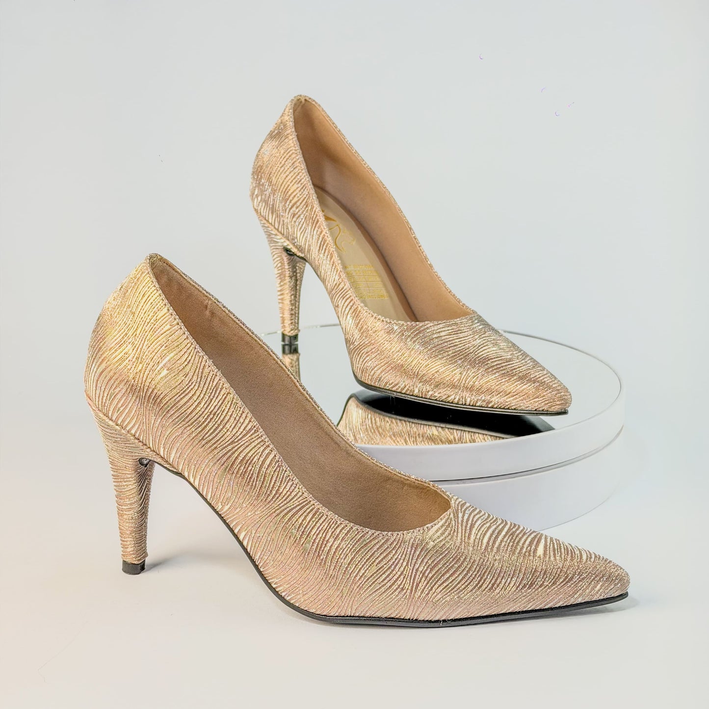 Tacones Oro rosa Milagros Moda