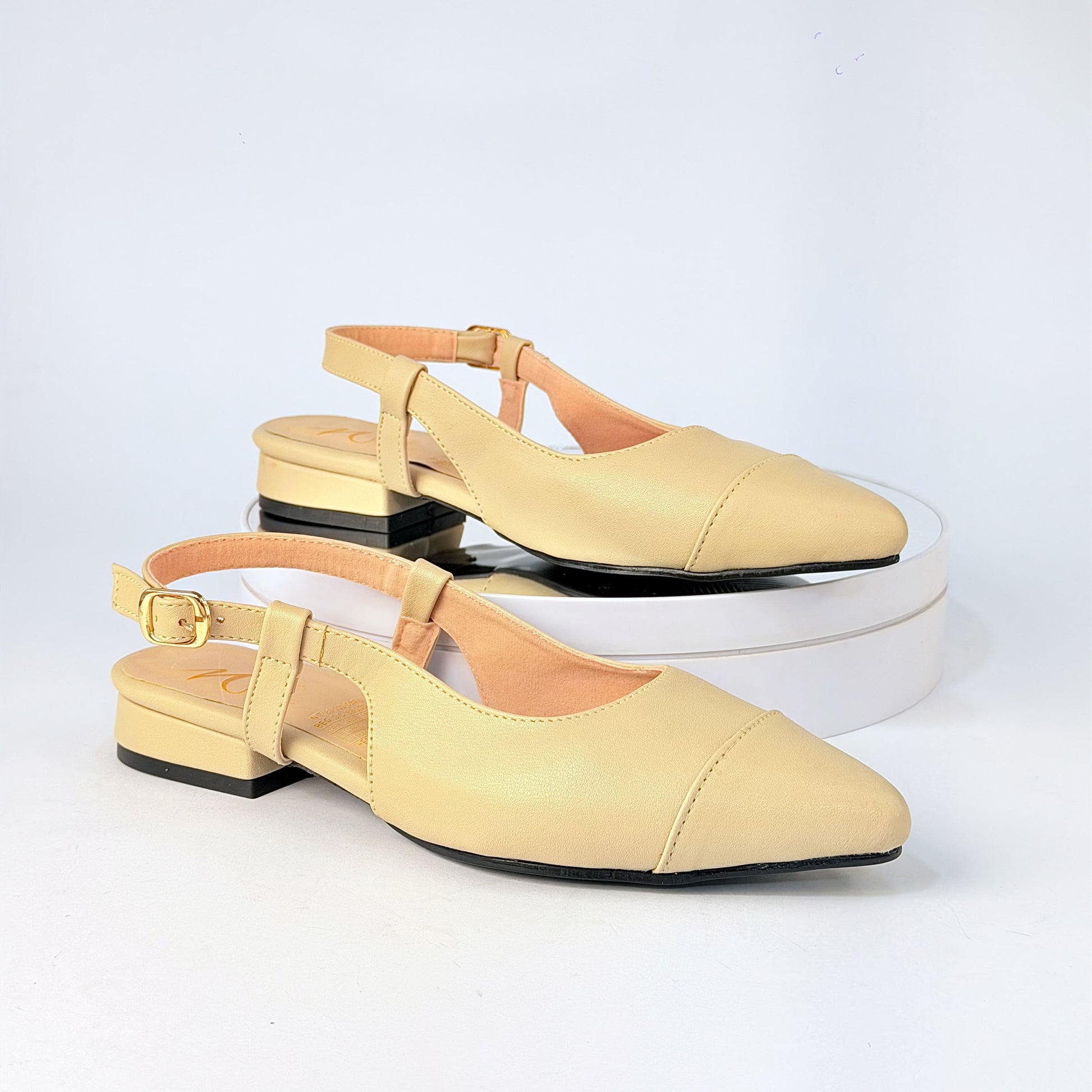 Baletas Beige Milagros Moda