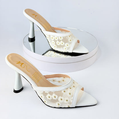 Tacones Blanco Milagros Moda