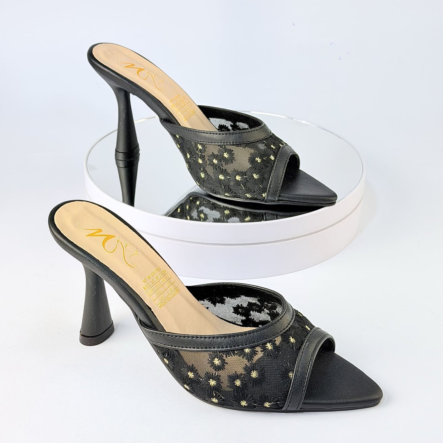 Tacones Negro Milagros Moda