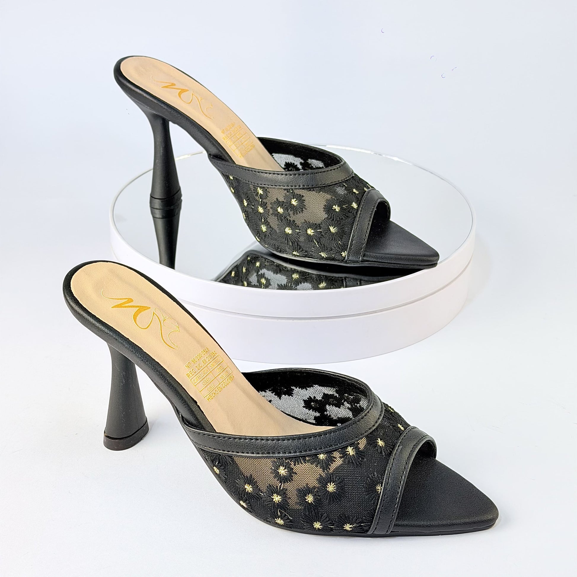 Tacones Negro Milagros Moda