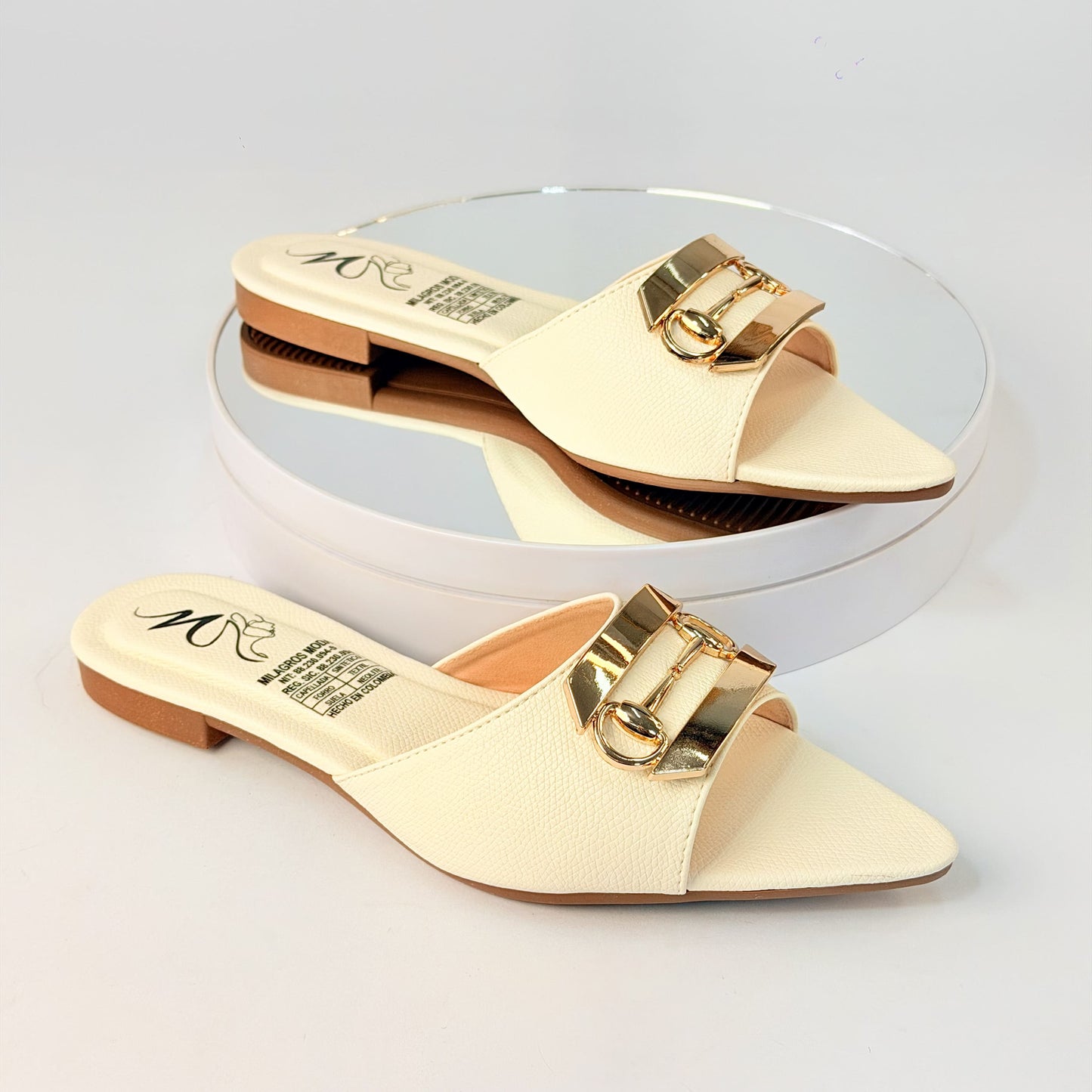 Sandalia Blanco Milagros Moda