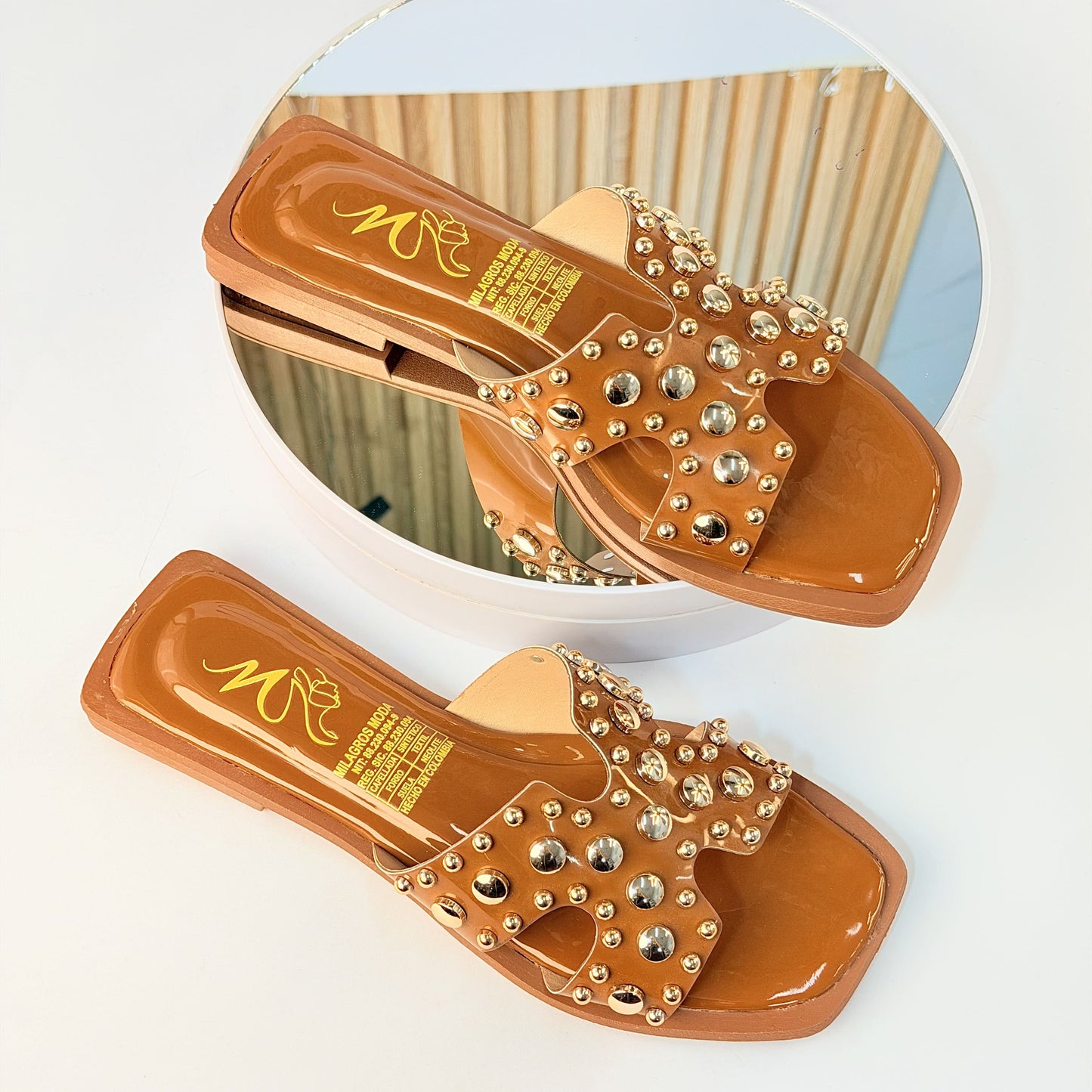 Sandalia Amaretto Milagros Moda