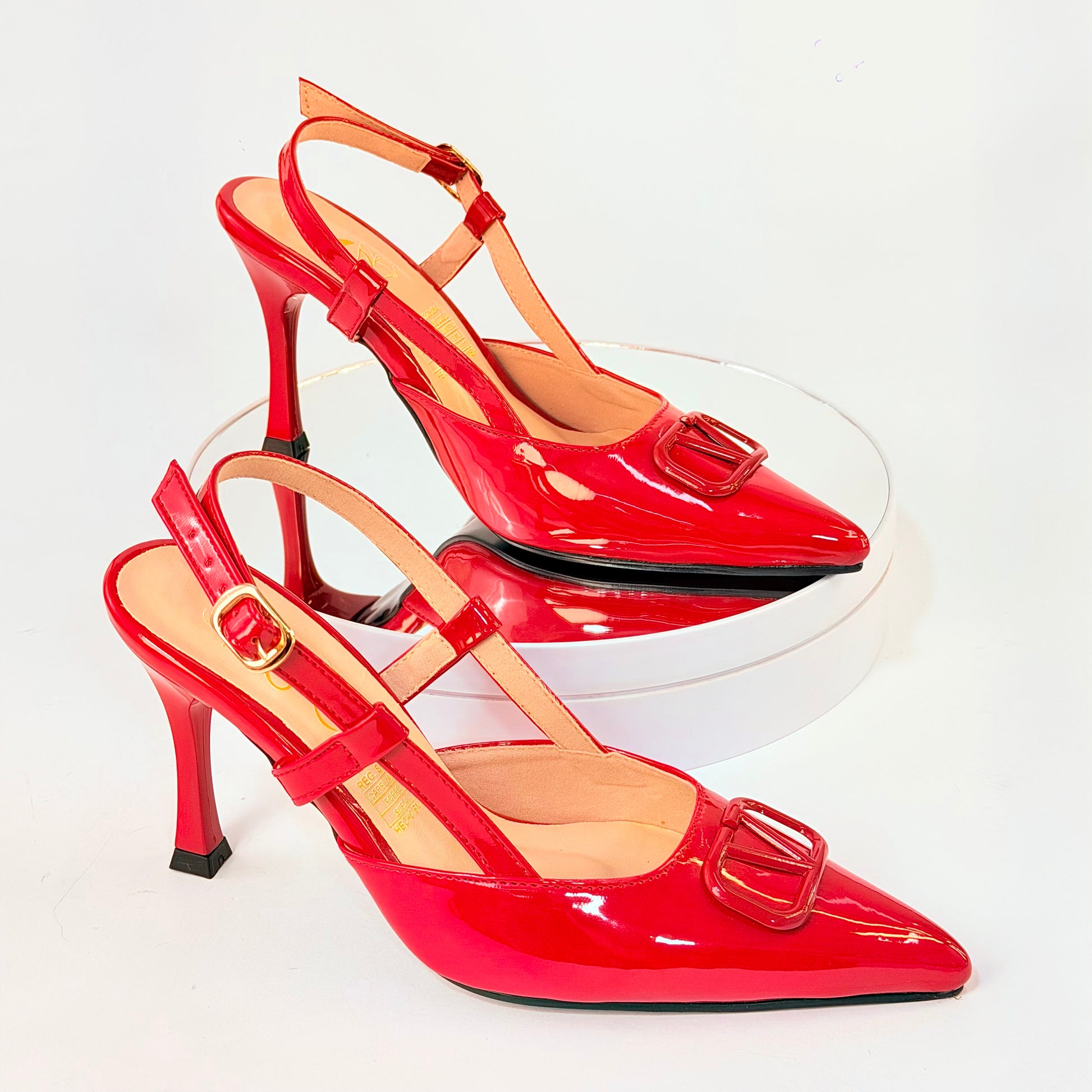 Tacones Rojo Milagros Moda