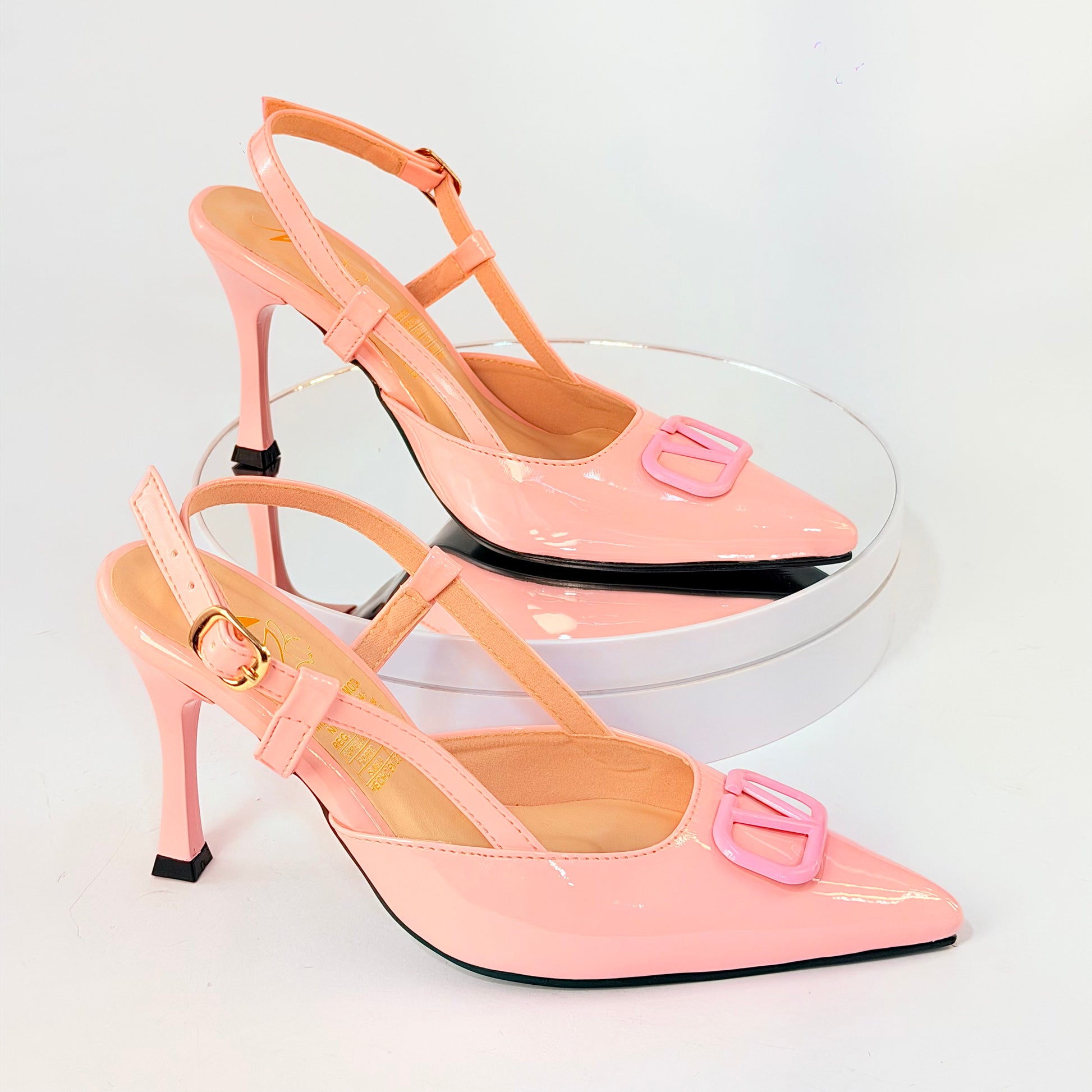 Tacones Rosa Milagros Moda