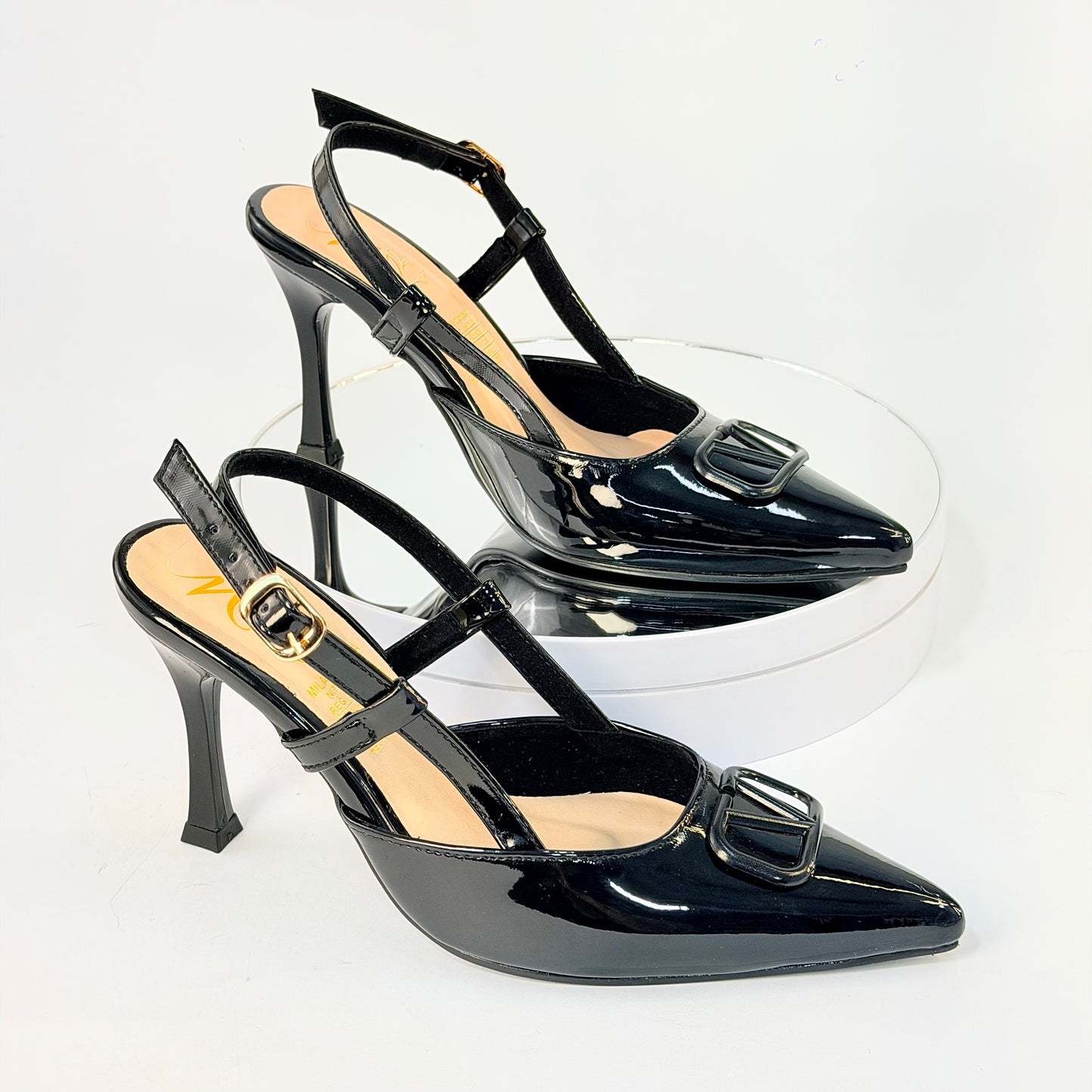Tacones Negro Milagros Moda