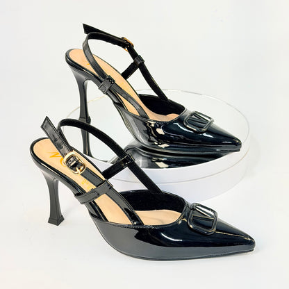 Tacones Negro Milagros Moda