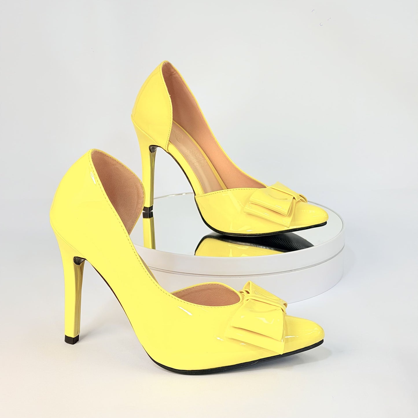 Tacones Amarillo Milagros Moda