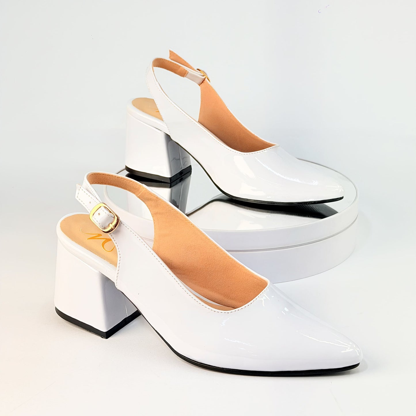 Tacones Blanco Milagros Moda