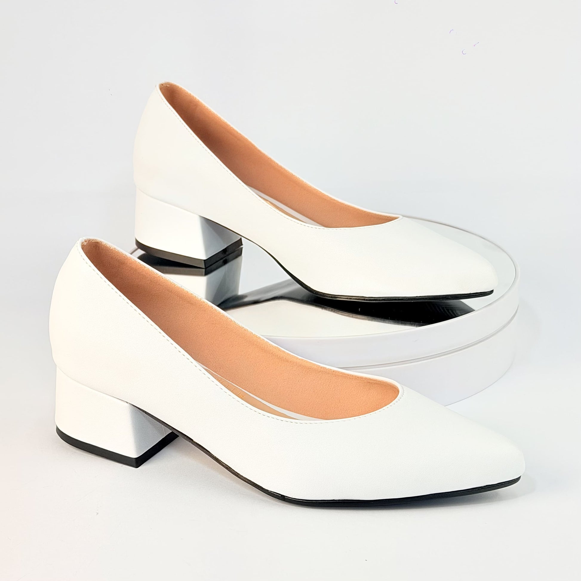 Tacones Blanco Milagros Moda