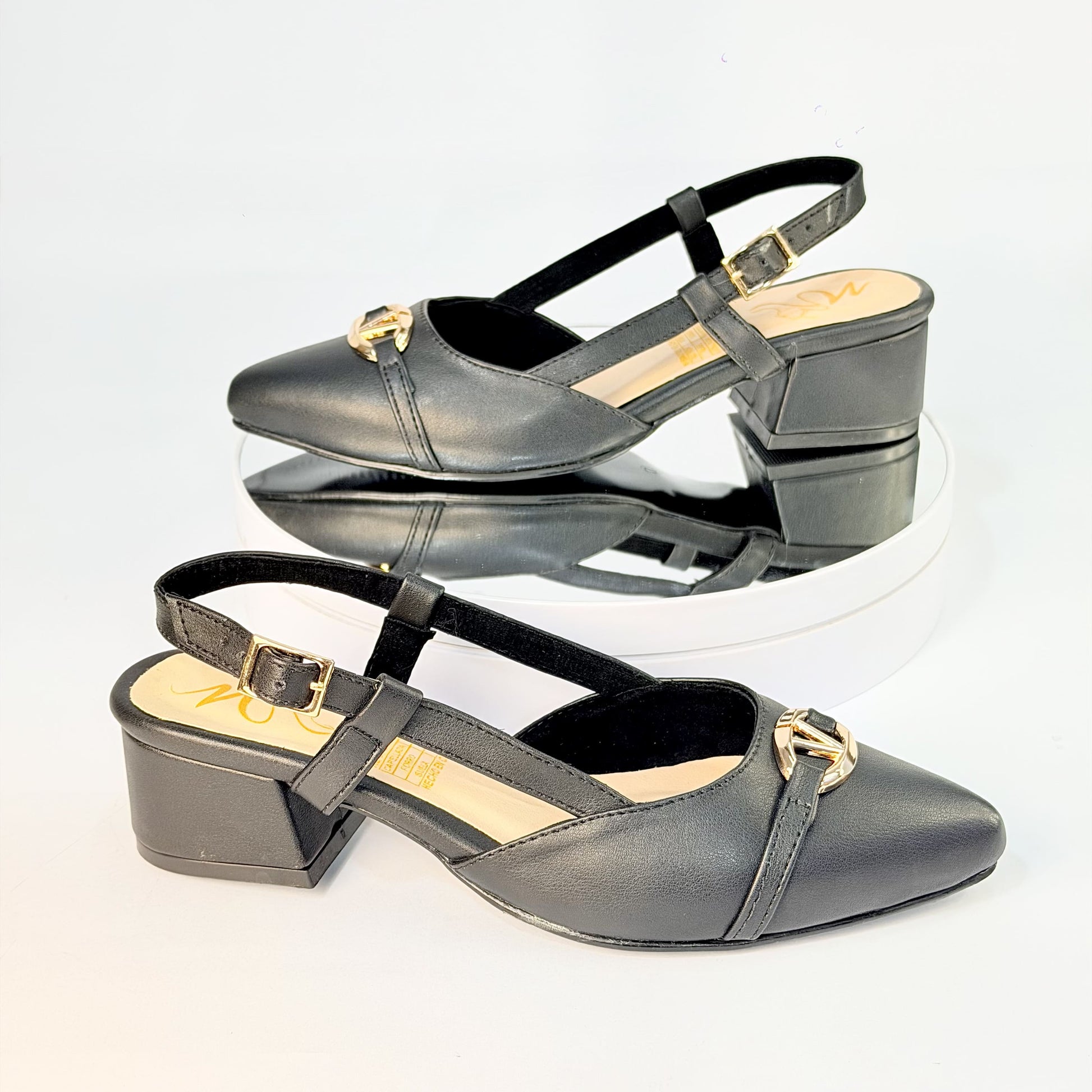 Tacones Negro Milagros Moda