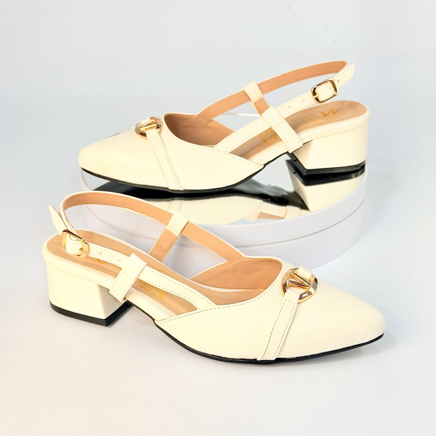Tacones Blanco Milagros Moda