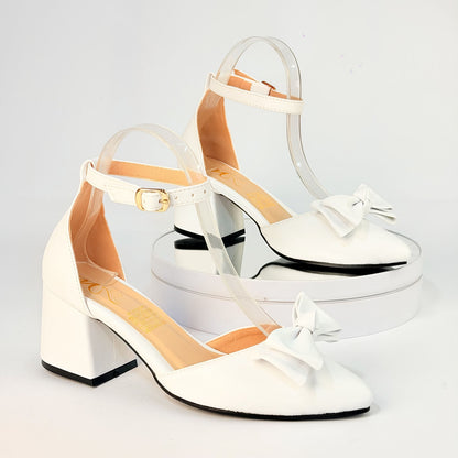Tacones Blanco Milagros Moda