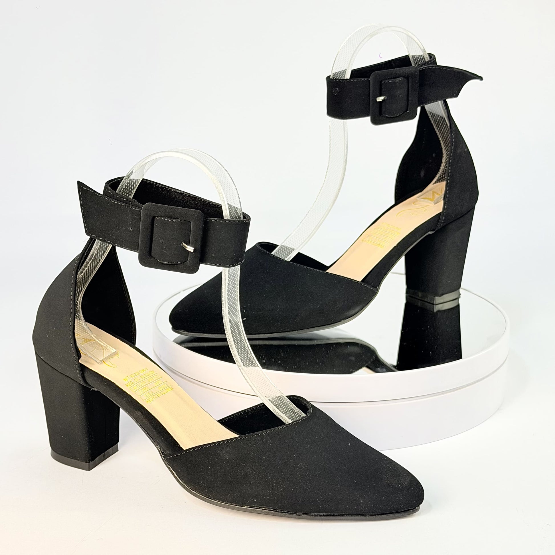 Tacones Negro Milagros Moda