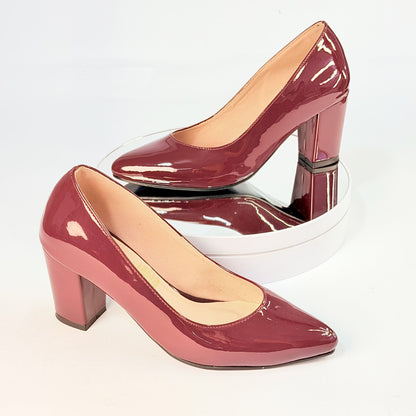 Tacones Vinotinto Milagros Moda