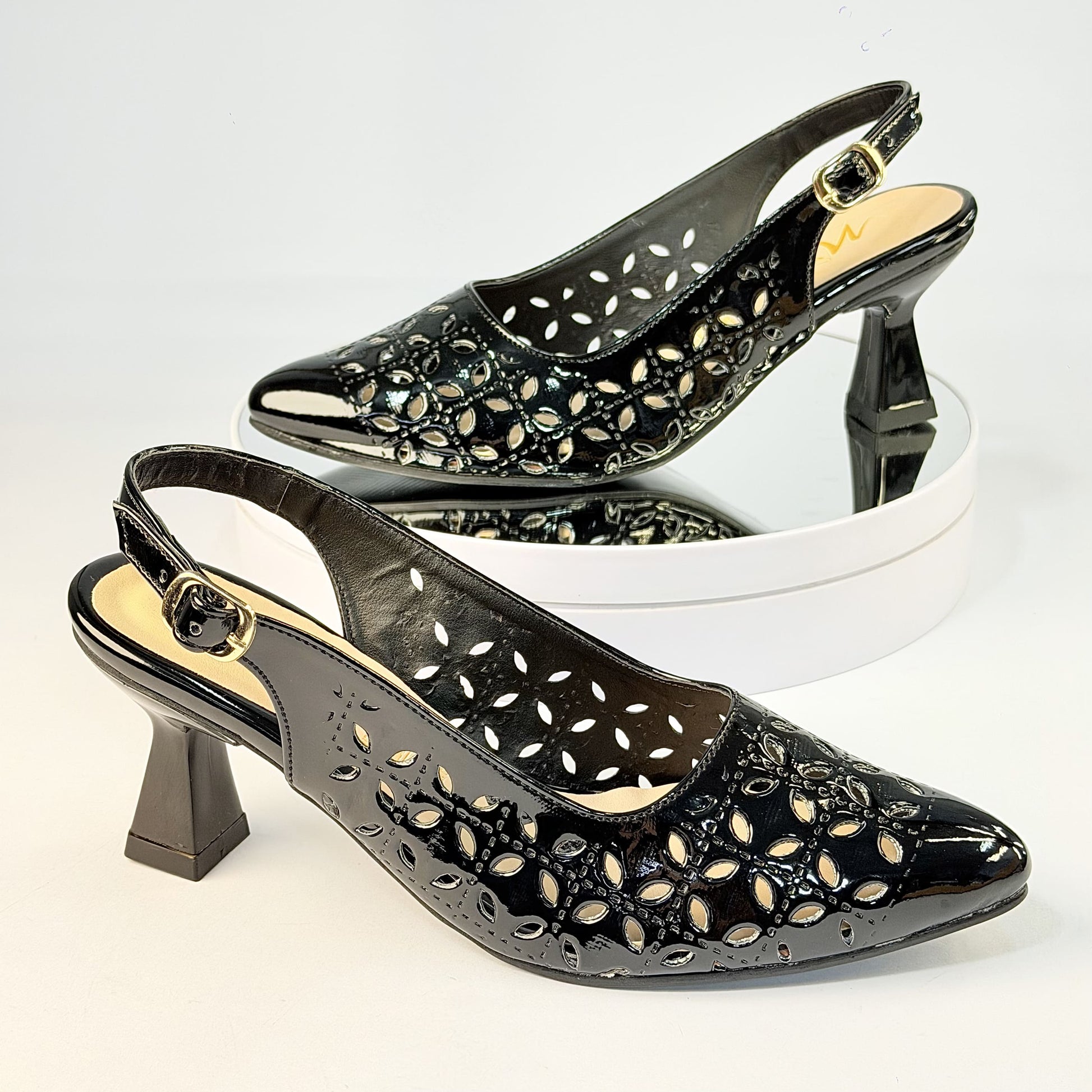 Tacones Negro Milagros Moda