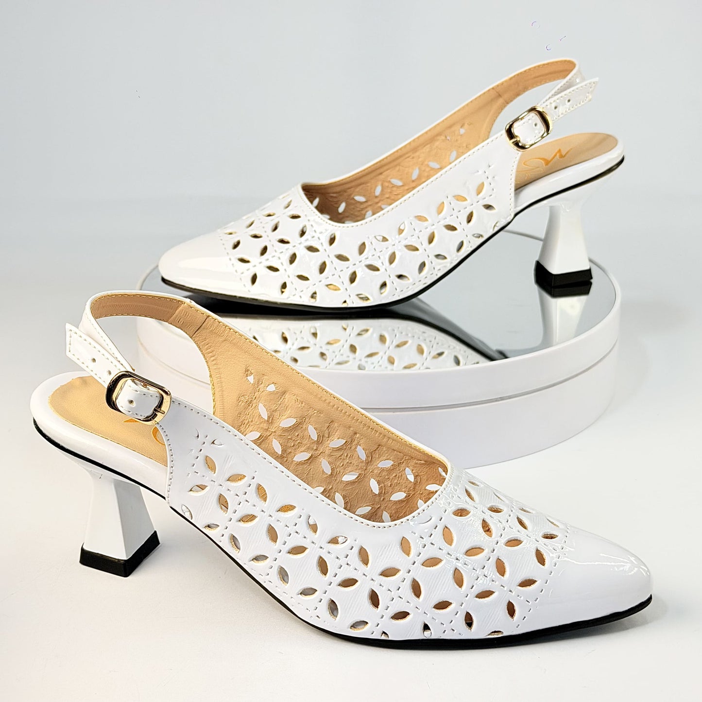 Tacones Blanco Milagros Moda