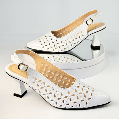 Tacones Blanco Milagros Moda