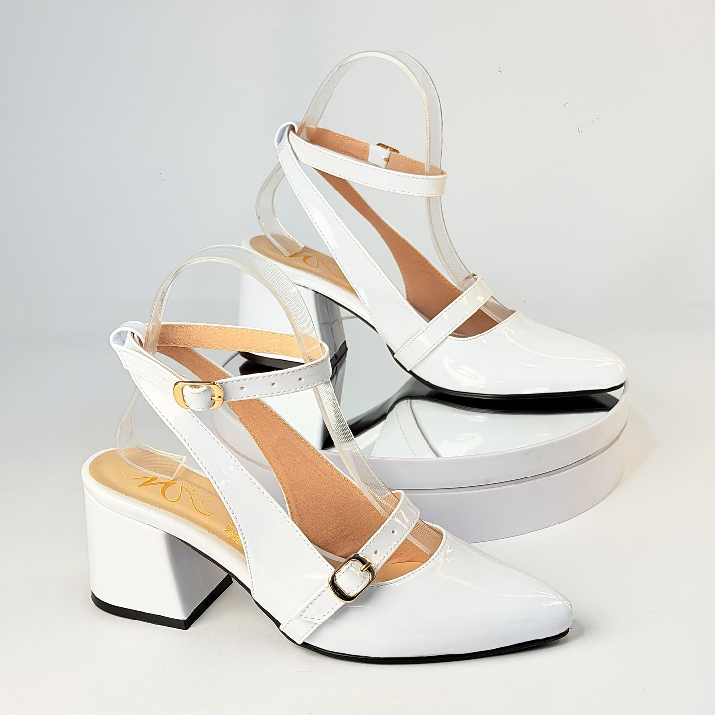 Tacones Blanco Milagros Moda