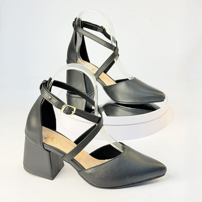 Tacones Negro Milagros Moda