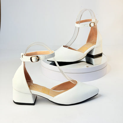 Tacones Blanco Milagros Moda