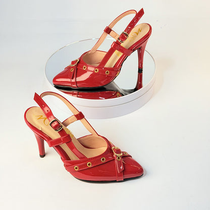 Tacones Rojo Milagros Moda