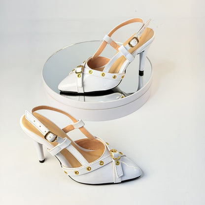 Tacones Blanco Milagros Moda