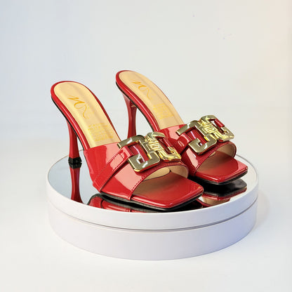 Tacones Rojo Milagros Moda