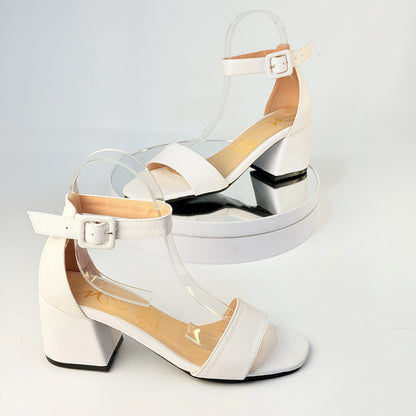 Tacones Blanco Milagros Moda