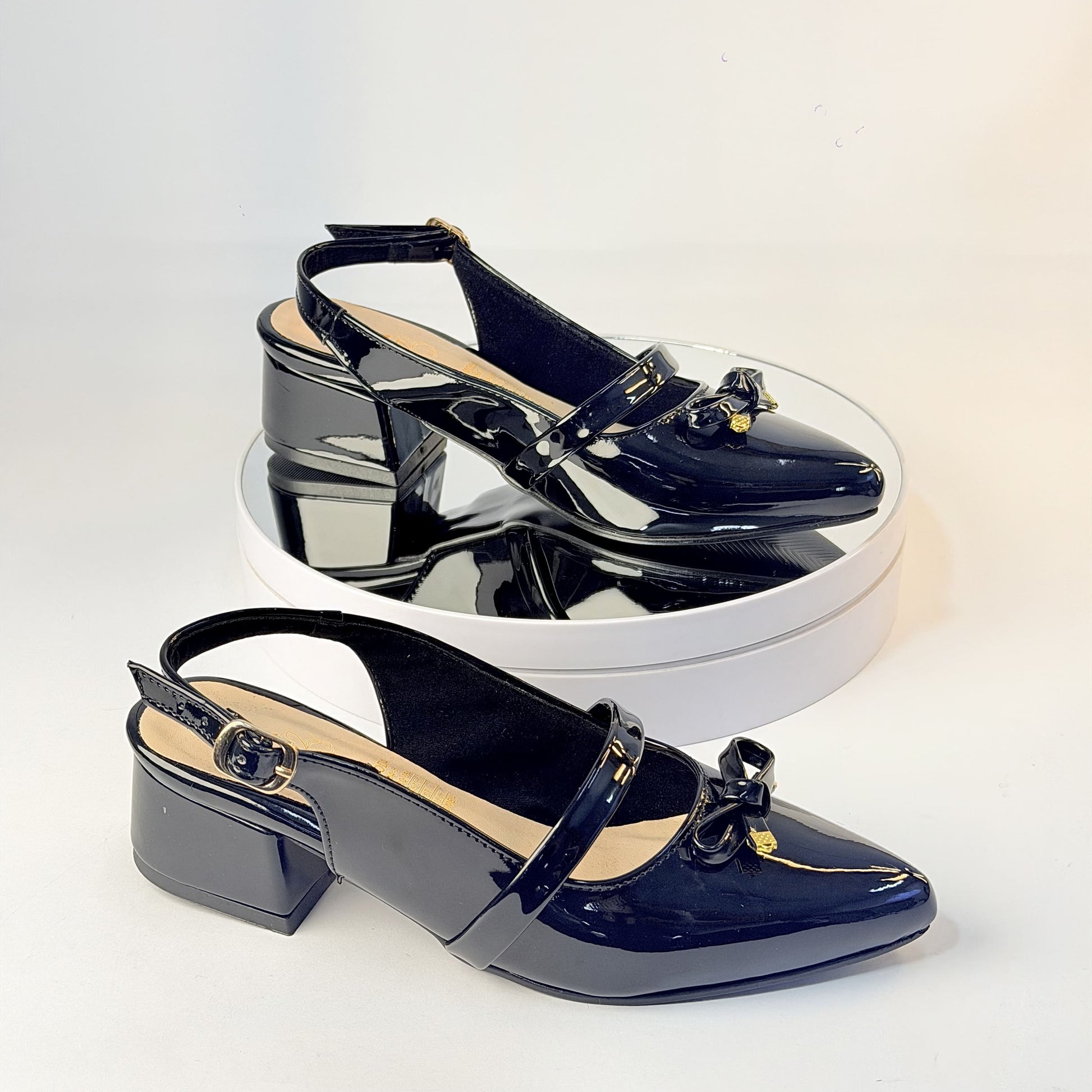 Tacones Negro Milagros Moda