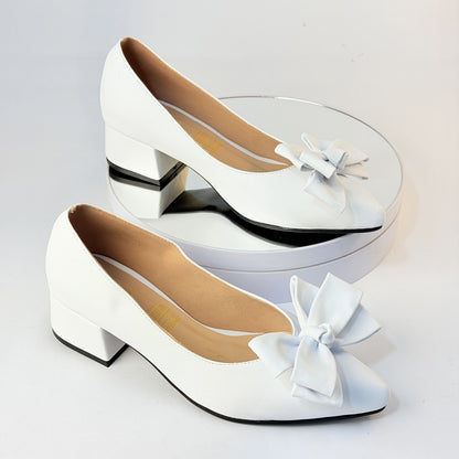 Tacones Blanco Milagros Moda
