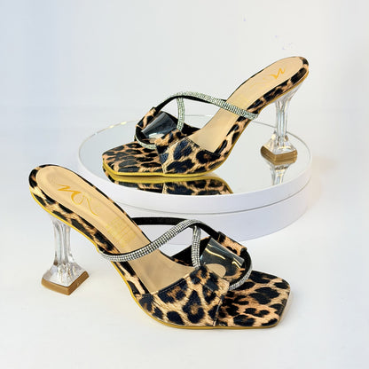 Tacones Animal Print Milagros Moda