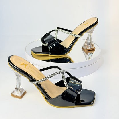 Tacones Negro Milagros Moda