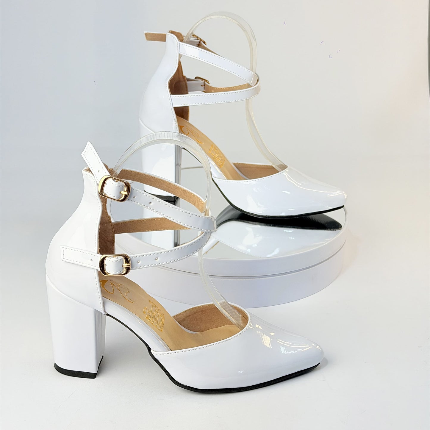 Tacones Blanco Milagros Moda