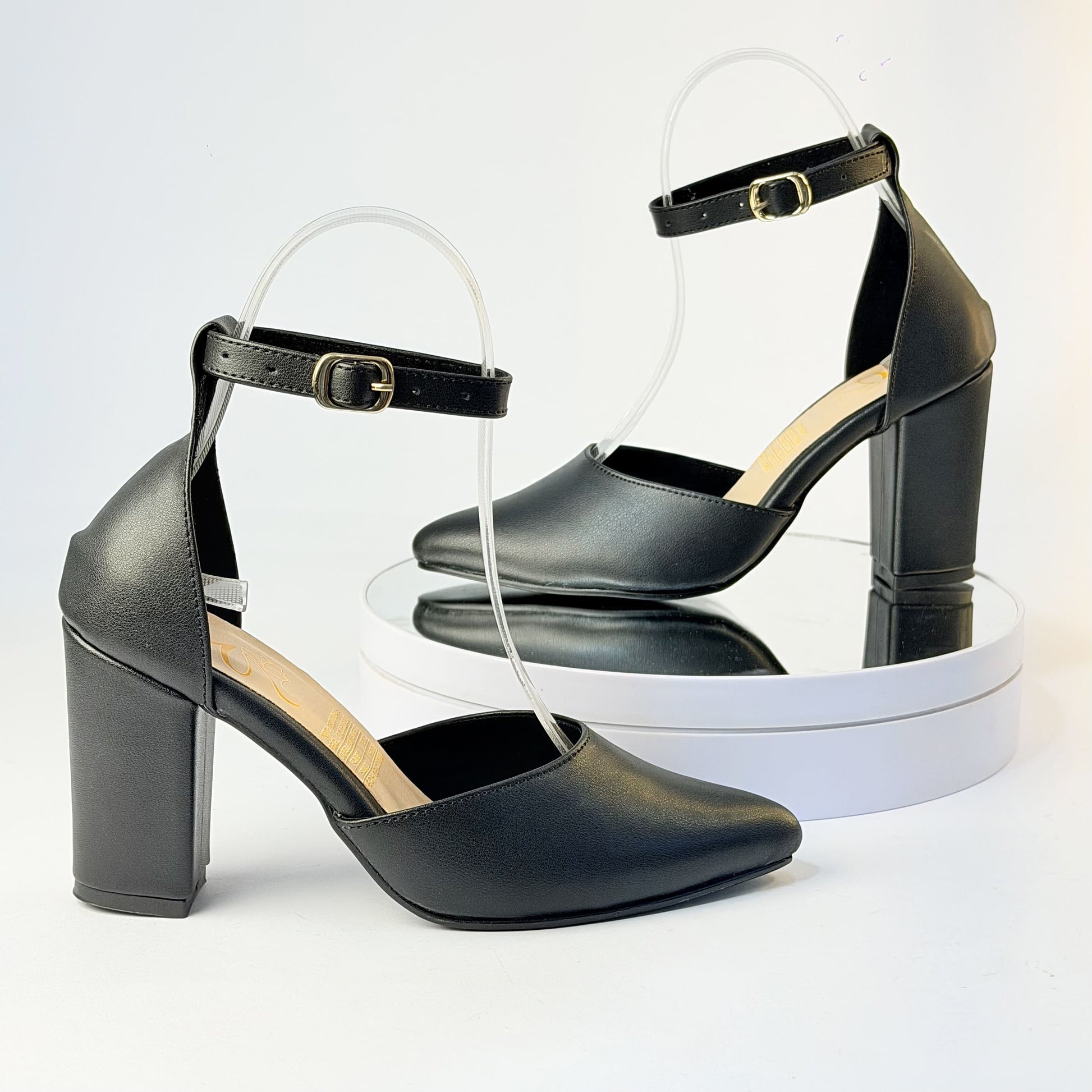 Tacones Negro Milagros Moda