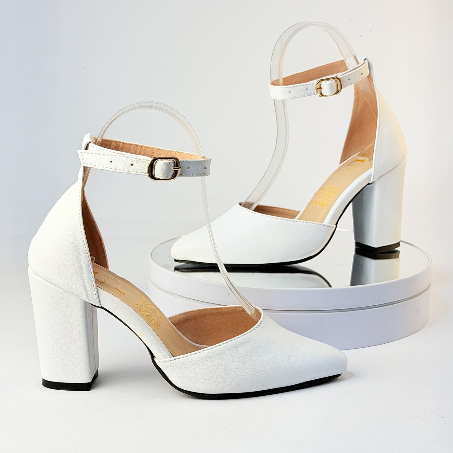 Tacones Blanco Milagros Moda