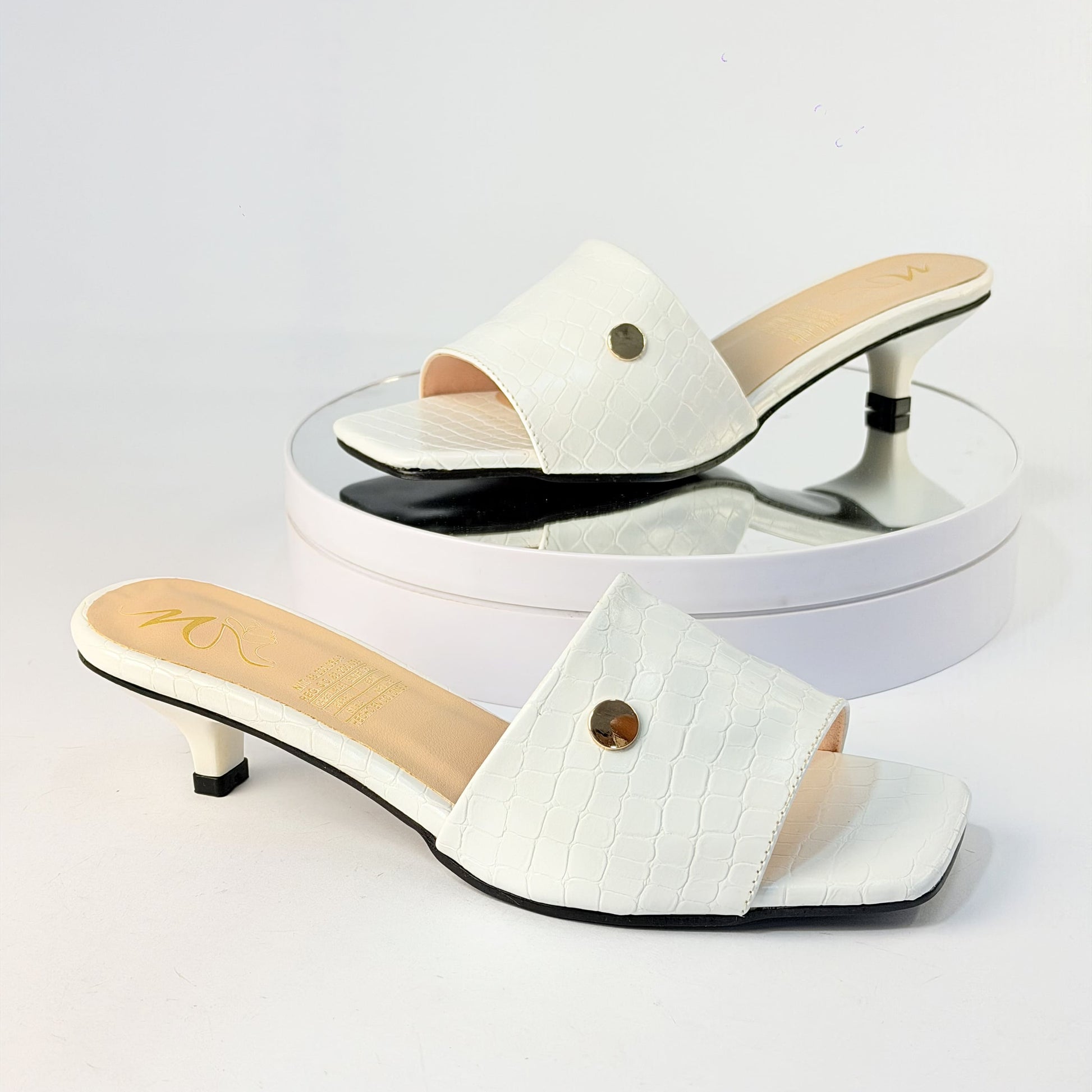 Tacones Blanco Milagros Moda