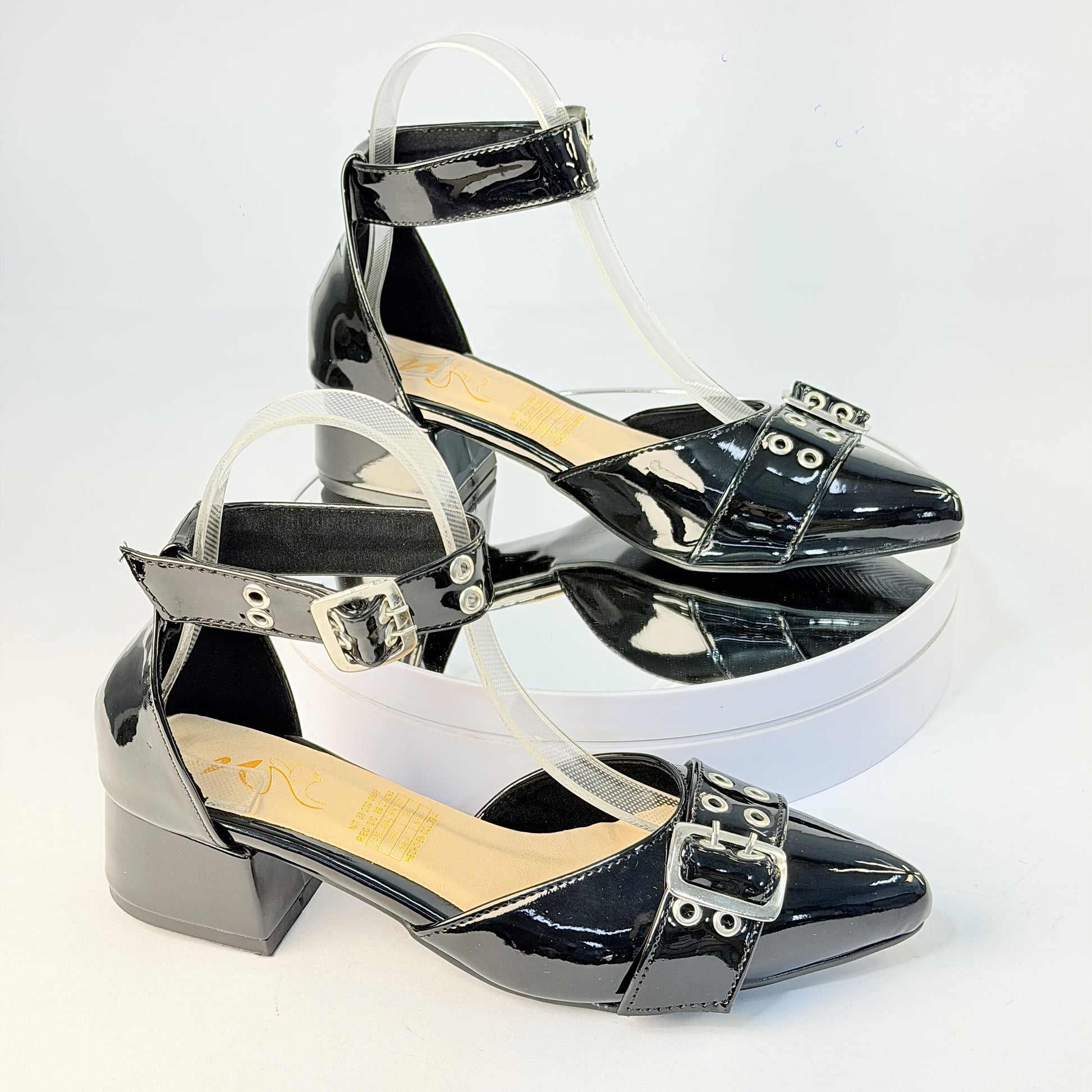 Tacones Negro Milagros Moda