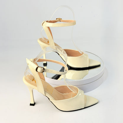 Tacones Beige Milagros Moda