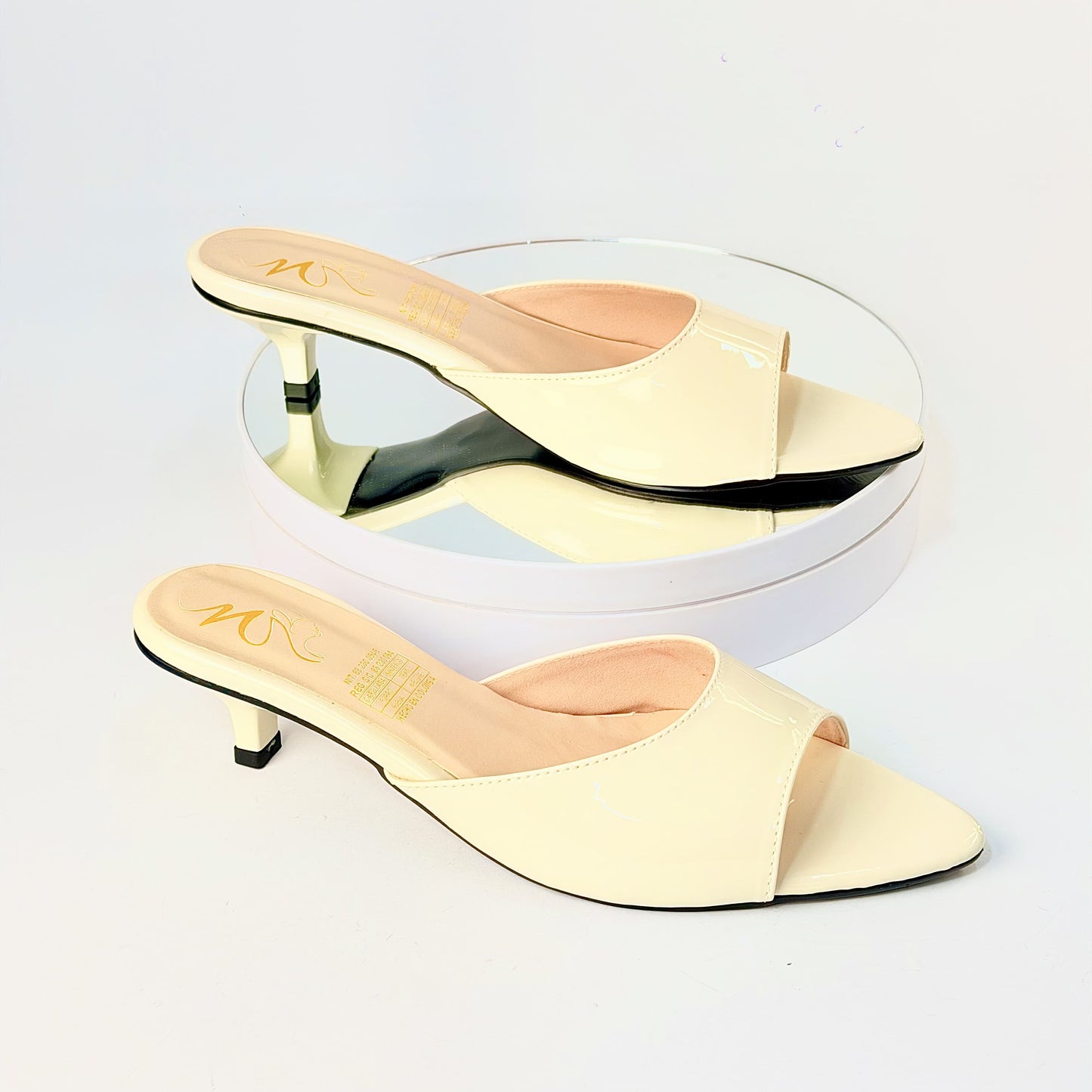 Tacones Beige Milagros Moda