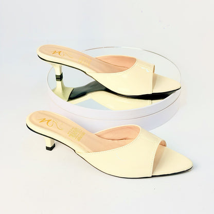 Tacones Beige Milagros Moda