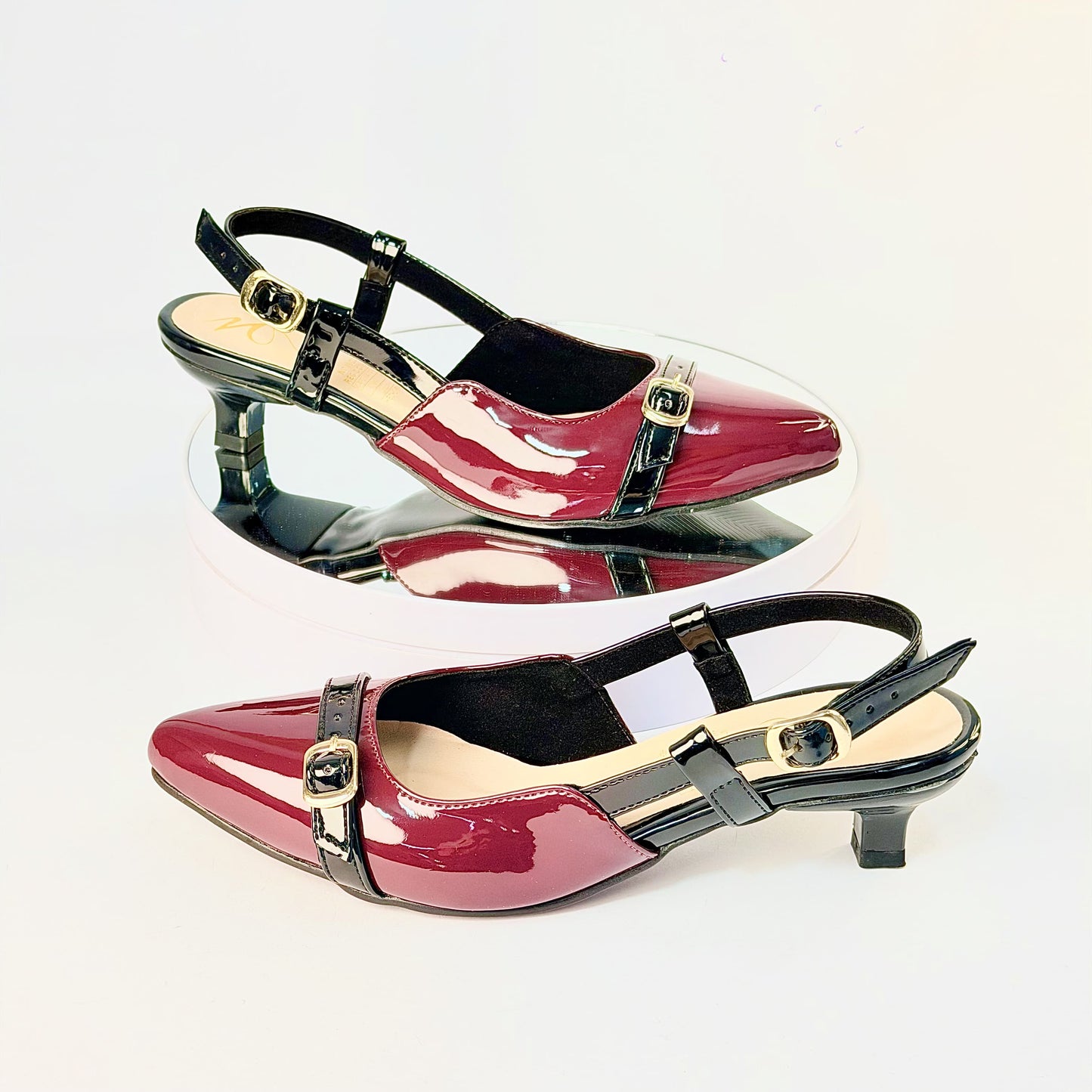 Tacones Vinotinto Milagros Moda