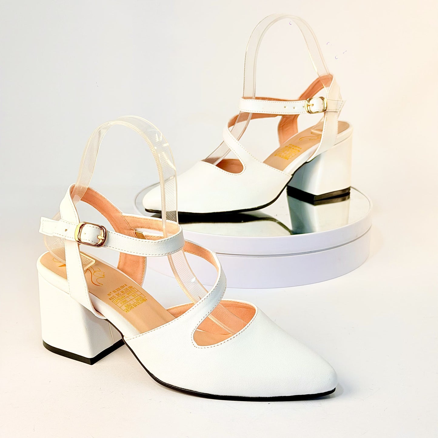 Tacones Blanco Milagros Moda
