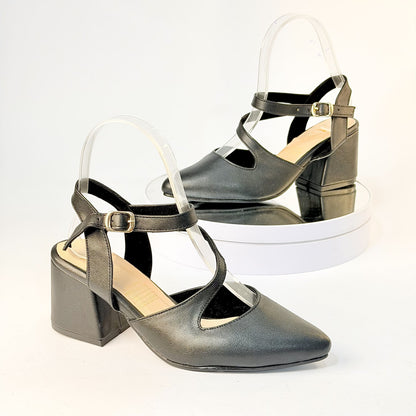 Tacones Negro Milagros Moda