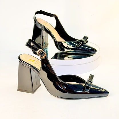 Tacones Negro Milagros Moda