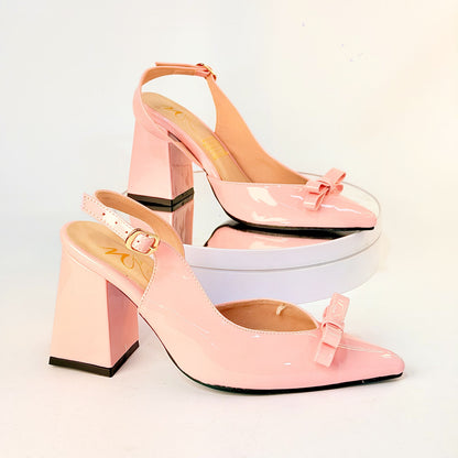Tacones Rosa Milagros Moda