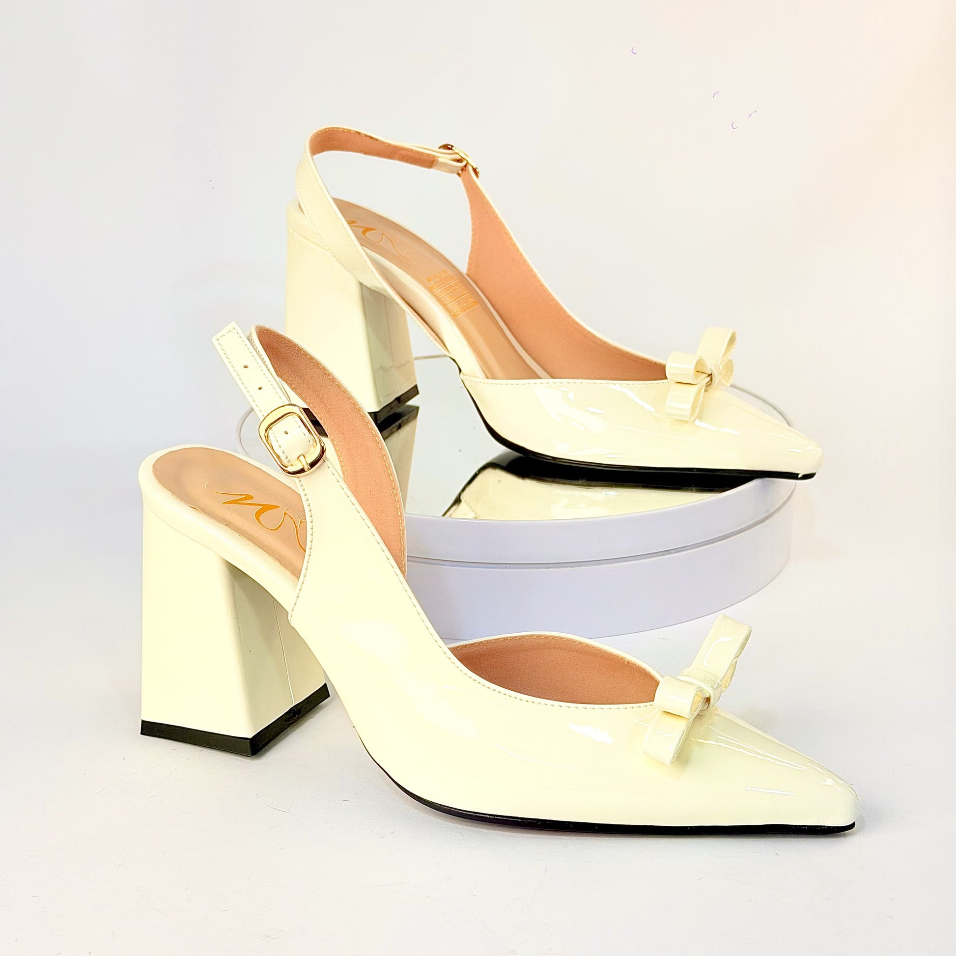 Tacones Blanco Milagros Moda